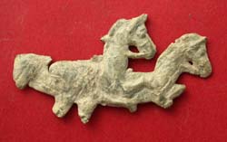 Scythia, Charging Horses, Lead, c. 7th- 4th Cent BC, Extremely Rare!